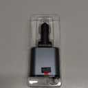 Car Phone Charger Retractable Car Charger 4 in 1, Fast Charger 30W Double USB Type C Retractable Cables 31.5 Inch and 2 USB Ports Car Charger Adapter for iPhone 17/16/15/14/13/12, Samsung, Pixel, iPad (Grey)