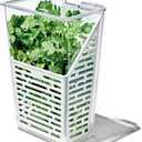 OXO Good Grips Produce Saver  Herb Keeper, 4.5 x 6.0 x 11.3 in, White