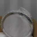 HOPGGIE 18" Crystal Chandelier with Remote Control LED Flush Mount Ceiling Light Fixtures Modern Round Ring Chandelier Light for Living Room Bedroom Dining Room (dimmable) (17.7-dimmable)