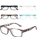 Gaoye Professional Reading Glasses for All Day - Computer Readers with Blue Light Protection - Value Pack, +2.0