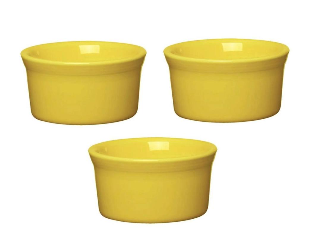 DI Fiesta Ramekin 4inch Yellow 3 Pack