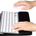 Weewooday Keyboard Wrist Rest for Pad Wrist Rest Stand Compatible with Wireless Keyboard with Numeric Keypad for Easy Typing(Compatible with Magic Keyboard 2, MLA22LL/A)