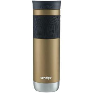Contigo Byron 2.0 Stainless Steel Travel mug with Snapseal Lid and Grip, 24oz, Chardonnay, BPA Free and Leak Proof