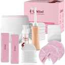 UHdod Postpartum Essentials Recovery Kit, Postpartum Kit for Women After Birth Labor Delivery Postpartum Care Kit, Disposable Underwear Cold Pads Cooling Foam Peri Bottle Nursing Pads Breast Ice Packs