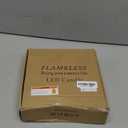 Flameless LED Candles with Timer 5 Pc Flickering Flameless Candles for Romantic Ambiance and Home Decoration Stable Acrylic Shell,with Embedded Star StringBattery Operated CandlesGrey (Gray)