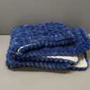 Smiry Couch Covers for Dogs Washable, Non Slip Fuzzy Pet Couch Covers for Sofa, Soft Thick Sofa Slipcovers Furniture Protector Pet Friendly (Navy, 27.6" x 70.9")