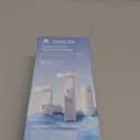 JISULIFE Handheld Fan with 4500 mAh Powerbank Max 37 Hours Runtime, Pocket Portable Battery Operated or USB Powered Folding Personal Fan, 3 Speeds, Gifts for Women Men Kids Gift for Festival-White