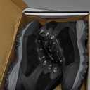 NORTIV 8 Men's Waterproof Hiking Boots Outdoor Mid Trekking Lightweight Mountaineering Shoes Paladin (9 Wide, Black)