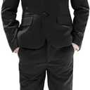 Boys Suits 5 Pieces Slim Fit Blazer Pants Black Blue Outfit Suit for Wedding (7)