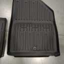 Floor Mats Cargo Mat with Backrest Mats for 2020-2025 Kia Telluride 7/8 Passenger Car Mats Accessories, All Weather TPE Protectors Cargo Liner Seat Back Covers(Floor Mats+2-in-1 Cargo Mat)