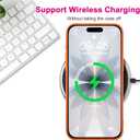 OOK Compatible with iPhone 17 Flower Case with Wrist Strap, Orange Rose Floral TPU Shockproof Protection Slim Cover with Camera Protection for Women Girls, for 6.3inch