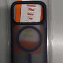 TORRAS for iPhone 17 Pro Case, Camera Control, Fit for MagSafe, Military-Grade Protection, Magnetic Slim Translucent Anti-Fingerprint Phone Case for iPhone 17 Pro 6.3", Deep Blue