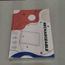 Travel Makeup Mirror with Lights Valentines Day Gifts for Her, Girlfriend, Wife, Birthday Gifts Rechargeable Portable Folding Compact LED Mirror Set with Tweezer 3 Color Light Modes (White)