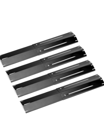 Universal Heat Plate Shield Replacement for Brinkmann, Charbroil, Nexgrill, Backyard,Expert Grill,4 Pack BBQ Heat Tent for Grills,Adjustable Heat Tent,Flavorizer Bar, Extends from 11.7" up to 21" L