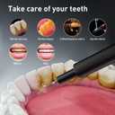 Plaque Remover for Teeth - Tartar Remover for Teeth, Dental Calculus Remover Teeth Cleaning Kit 4 Speed Modes with 4 Replaceable Heads, IPX6 Waterproof with LED Light