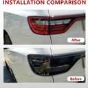 Smoked Black Tail Light Cover for Dodge Durango 2014-2024