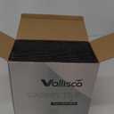 30 Pack Carpet Tile - 12 X 12 Self Adhesive Carpet Floor Tiles Anti-Slip Squares Peel and Stick Floor Tile DIY Installation for Bedroom (Black)