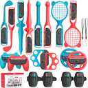 STARTRC GAMES Switch 2 Sports Accessories Bundle for Nintendo Switch 2 (2025),18 in 1 Family Party Pack Games Accessories Set Compatible with Switch 2 Sports Games