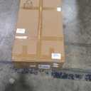 COMUHOME 47.3" Round Folding Dining Table for 4-8, Wood Kitchen Foldable Dining Table Large Drop Leaf Dinner Table with Storage Shelf Metal Legs for Home Dining Room Living Room in Wood Color