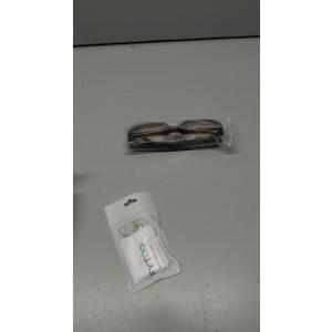 Blue Light Blocking Glasses - Anti Glare & Eyestrain, 99% Filter, Lightweight Acetate Frame for Gaming/Office/Reading (A01 Brown)