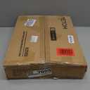 YeTom Side Table,C Table with 2Tier Storage Shelf, End Table with a Storage Bag, Sofa Table with Wheels for Living Room, Bedroom, Office, Bathroom, White