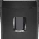 Amazon Basics 15-Sheet Cross Cut Paper Shredder for Home and Office, CD/Credit Card Shredder with 6 Gallon Wastebasket, Black