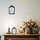 4x6 Vintage Arched Picture Frames, Bronze Antique Photo Frame with Glass Front for Tabletop or Wall, Art Deco (4 x 6 Inch)