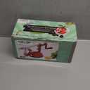 Apple Peeler Corer, Long lasting Chrome Cast Magnesium Alloy Apple Peeler Slicer Corer with Stainless Steel Blades and Powerful Suction Base for Apples and Potato(Red)