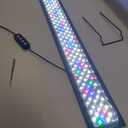 SEAOURA Led Aquarium Light for Plants-Full Spectrum Fish Tank Light with Timer Auto On/Off, 48-54 Inch, Adjustable Brightness, White Blue Red Green Pink LEDs with Extendable Brackets for Freshwater