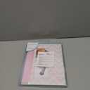 Pearhead Baby Memory Book, First 5 Years Baby Milestone Book, Pregnancy Journal, Gender Neutral Newborn Keepsake, With Clean-Touch Ink Pad For Baby's Handprint or Footprint, Pink Chevron