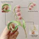 6 Pcs Hair Claw Clips for Women, Large Strong Metal Butterfly Hair Clips Flower Hair Clips for Women Thick Hair