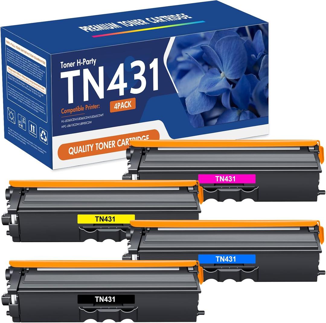 TN431 TN-431 4-Color Toner Cartridge Set for Brother MFC-L8900CDW TN 431
Compatible for Brother TN431 TN 431 MFC-L8900CDW HL-L8360CDW HL-L8260CDW MFC-L8610CDW HL-L8360CDWT MFC L8900CDW Printer Ink