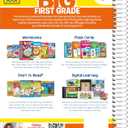 School Zone Big First Grade Workbook: 320 Spiral-Bound Pages, 1st Grade, Reading Comprehension, Phonics, Spelling, Vocabulary, Basic Math, Time, Money, Fractions, Ages 6 to 7