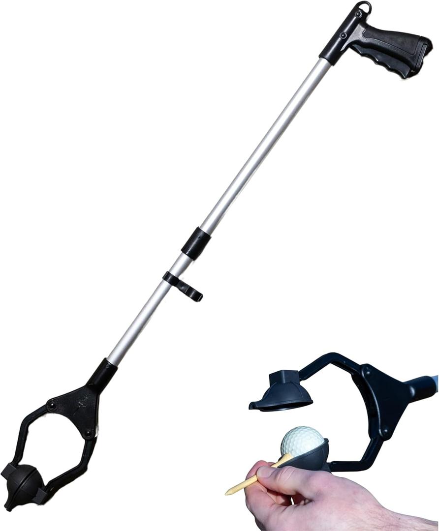 Golf Ball Teeing Aid Device for Seniors | Easy Golf Ball Dispenser Eliminates Bending | Motorless Golfing Dispenser Tees Up Your Golfing | Adaptive Gifts for Seniors | Foldable Tee Assistant