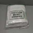 Woanger 40 Pcs Dust Bags for Handbags Drawstring Dust Proof Purse Storage Bags, 2 Size Non Woven Breathable Fabric Shoes Pouch for Purse Backpack Boots Cloth Storage Travel Package Organizer, White