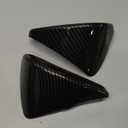 Dashboard Button Cover Trim Compatible with Chevy Corvette C6 2005-2013, Speedometer Bezel Cover Trim Frame Interior Accessories (Carbon Fiber Pattern)