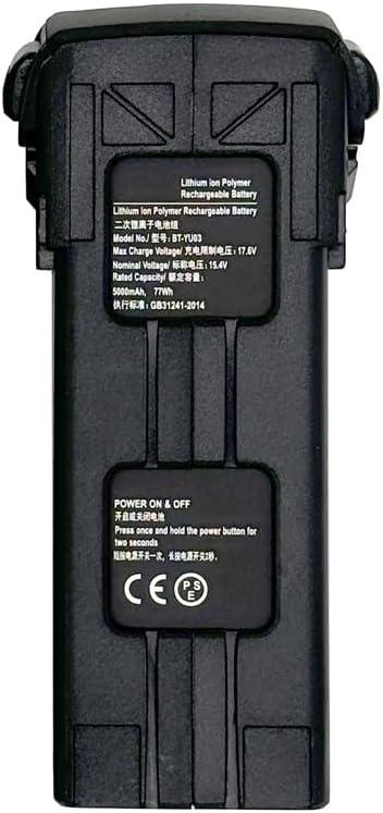 Mavic 3 Battery 2 Pack, 5000mAh-15.4V Intelligent Flight Battery for DJI Mavic 3/3 Classic/3 Cine/3 Enterprise Series Drone