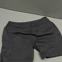 YEOREO Hidden Scrunch Workout Shorts Vision Women Seamless Gym Shorts High Waist Yoga Shorts (Gray, M)