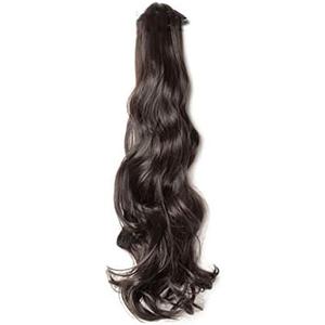 Long Wavy Wrap Around Ponytail Claw Jaw In Hair Pieces Real Natural Remy Hair s For Human #27 18inches