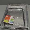 TeamFar Baking Sheet Set of 3, 17.6/16/ 12.5 Inch Stainless Steel Cookie Sheets Baking Pans, Metal Oven Baking Tray for Cooking Roasting Serving, NonToxic & Mirror Finish & Dishwasher Safe