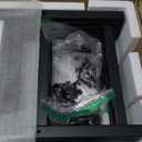 NUMENN Triple Column 4 Tier Bookshelf, Bookcase with 11 Open Display Shelves, Adjustable Rustic Industrial Style Book Shelves, Modern Bookshelves for Bedroom, Living Room and Home Office, Vintage