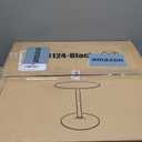 FDW Bistro Pub Table 40 Inch Height Cocktail Table Round Bistro Bar Table for Home and Kitchen Dining (Fixed Height, Black)