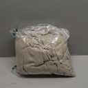 KOUFALL Light Filtering Curtains 86 Inch Long for Living Room, Cortinas para Sala, Thick Linen Sheer Boho Farmhouse Curtain Set of 2 Panels, Cream Beige (Natural)