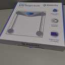 Etekcity Digital Body Weight Bathroom Scale, Large Blue LCD Backlight Display, High Precision Measurements,6mm Tempered Glass, 400 Pounds (Blinding Silver)