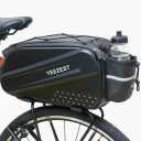 Bike Bag for Bicycle Rear Rack  10L Hard Shell Waterproof Bike E-Bike Rack Bag with Shoulder Strap & Reflective Stripfor Cycling, Commuting, Outdoor Travel, Gifts for Men