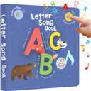 Learning Bugs Interactive Letter Song Book for 1 Year olds  26 Alphabet Songs, Nursery Rhyme Tunes, ABC Recital for 2 Year olds, Sturdy Pages  Perfect Toy and Gift for Toddlers Ages 1-3