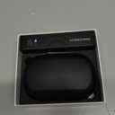 GNMN Active Noise Cancelling Ear Buds Wireless Earbuds 96hrs Playback Bluetooth Headphones Dual Battery Display Stereo Bass Earphones with Ear hooks Microphone IPX7 Waterproof Headset for Sports/Gym (Black)