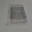 Hisencn Universal Grill Rack for Gas/Wood Pellet/Griddle/Smoker Grill, Adjustable Warming Rack, Upper Rack with Foldable Leg, Adjustable Length 15.3-22.1 in (Universal Grill Rack)