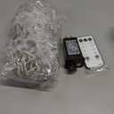 JMEXSUSS 33ft 100 LED White Christmas Lights, 8 Modes Connectable Clear Wire Twinkle Fairy String Lights Indoor, Plug-in Christmas String Lights Outdoor Waterproof for Christmas Wedding Party Tree