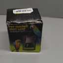 Hamiledyi Ceramic Heat Lamp Bulb with Lampshade Reptile Heat Lamp Guard Adjustable Heat Lamp from 0-100W Bird Cage Heater Anti-Scald Heating Bulb No Light Emitter for Reptile Bearded Dragon Turtle (Black)